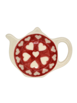 podstawka pod herbata – czerwone serca – gora