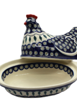 Ceramiczna kura – boleslawiec