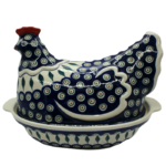 Ceramiczna kura - boleslawiec
