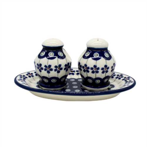 Solniczka i pieprzniczka z podstawką - 166A